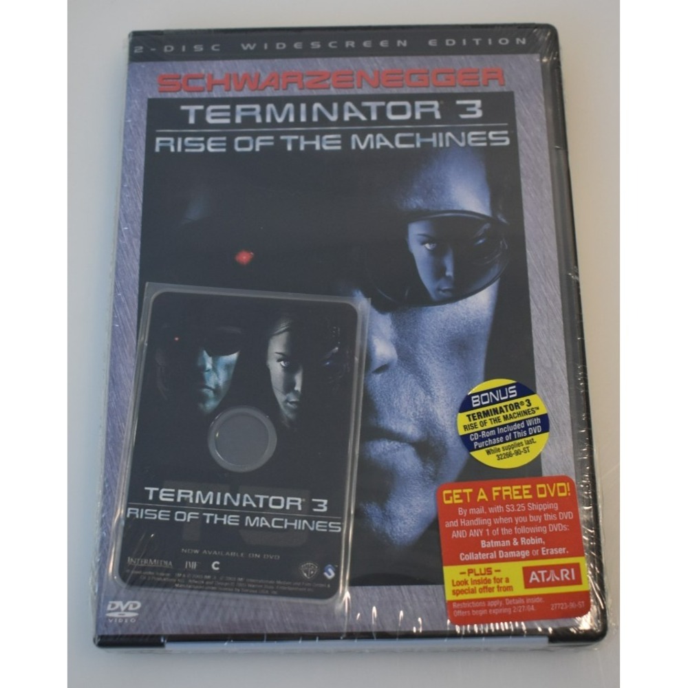 Terminator 3 Rise of the Machines DVD 2-Disc Widescreen 2003 Schwarzenegger